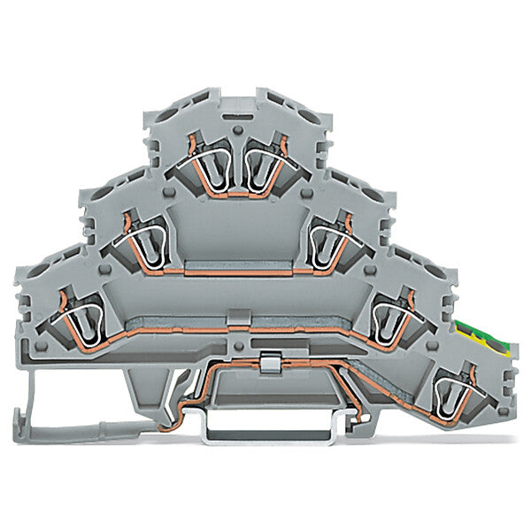 WAGO Vierstock-Reihenklemme L1-L2-L3-PE,für TS35 281-530